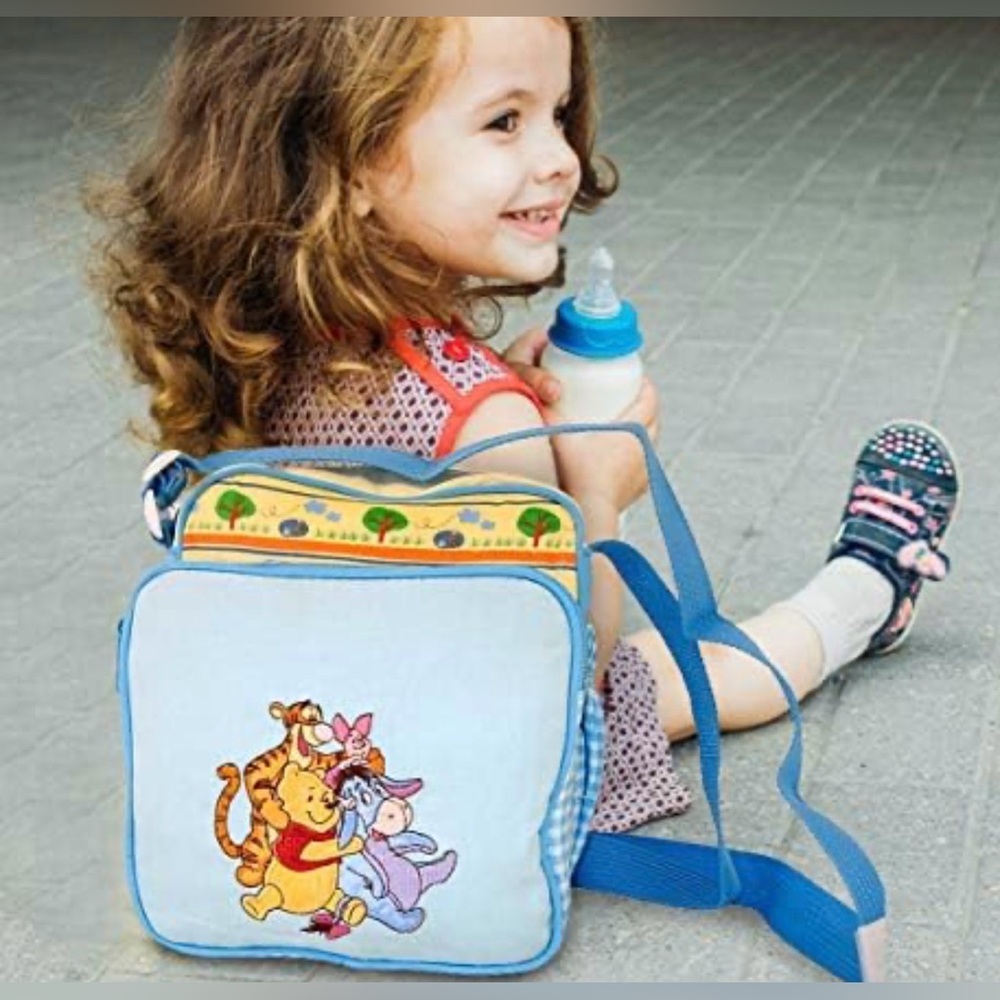 NWT DISNEY Blue Winnie the Pooh Kids diaper Bag